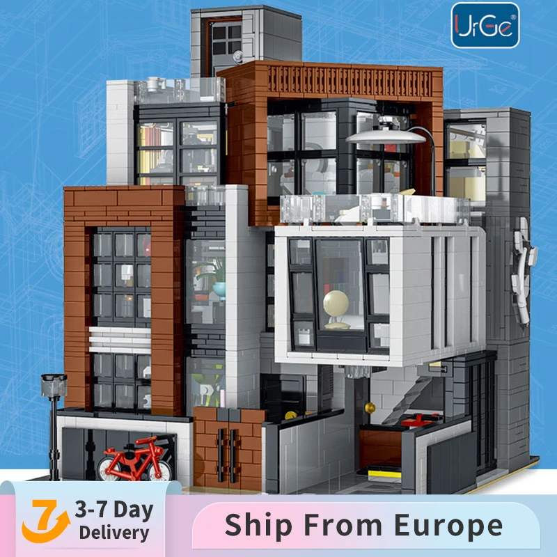 City Street View Architecture Series Modern Style Villas Model 3591PCS Building Blocks Brick Toy Kids Birthday Gift Set 
City Street View Architecture Series Modern Style Villas Model 3591PCS Building Blocks Brick Toy Kids Birthday Gift Set