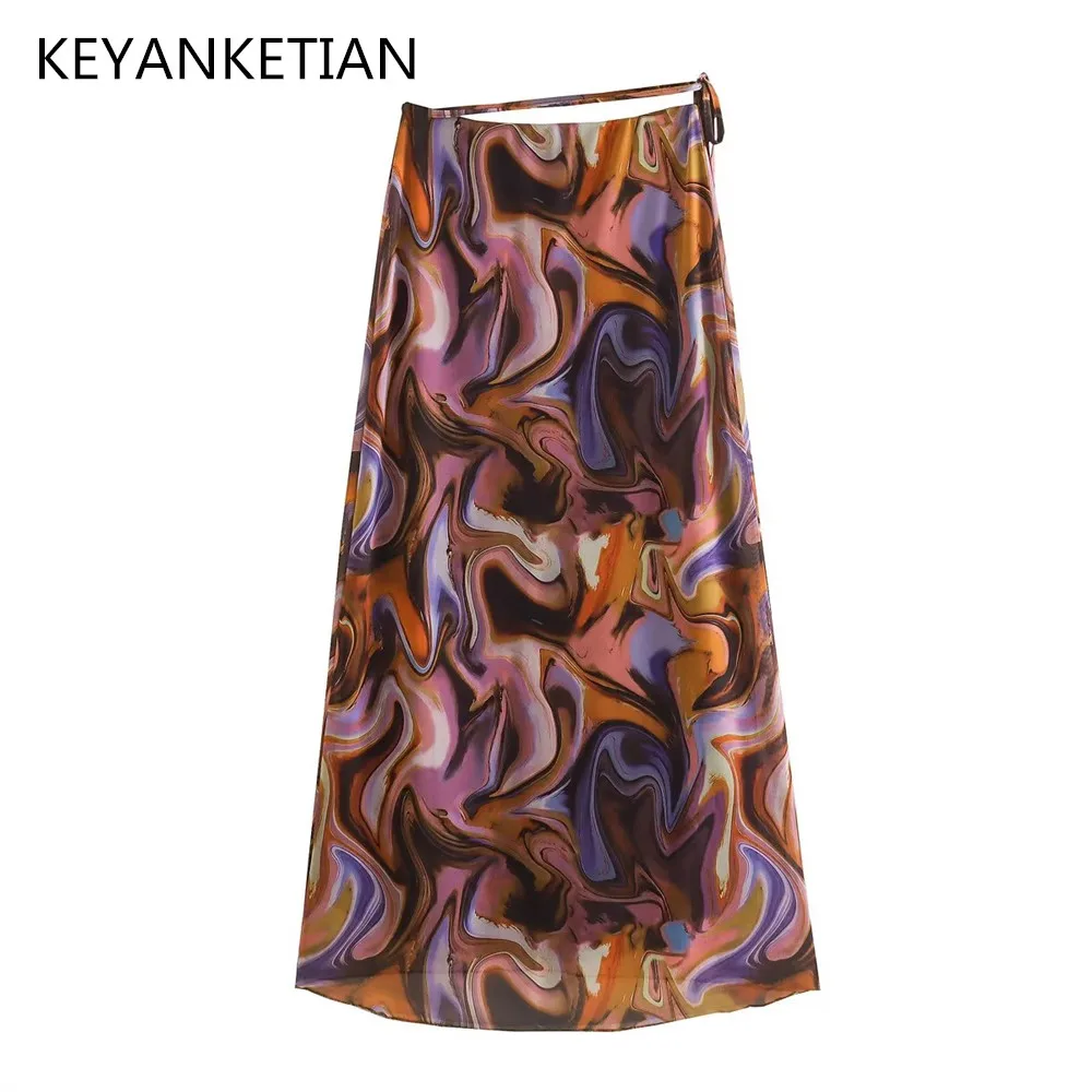 Весна, новинка, Женская сетчатая Юбка-миди KEYANKETIAN в стиле ретро, с принтом в виде тай-дай, облегающая стильная забавная Юбка-миди на бедрах
Весна, новинка, Женская сетчатая Юбка-миди KEYANKETIAN в стиле ретро, с принтом в виде тай-дай, облегающая стильная забавная Юбка-миди на бедрах