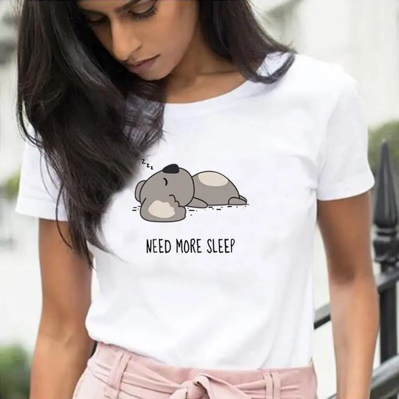 Funny Little Bear Who Need More Sleep Print T Shirt Women Tops Summer Casual Tee Shirt Femme Short Sleeve Harajuku Shirt T-shirt
Funny Little Bear Who Need More Sleep Print T Shirt Women Tops Summer Casual Tee Shirt Femme Short Sleeve Harajuku Shirt T-shirt