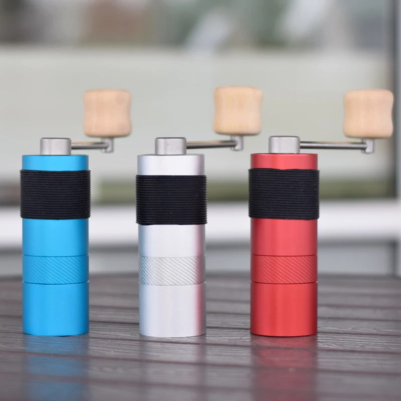 Mini manuaL coffee grinder portable coffee mill household coffee tools Titanium plating stainless steel burr
Mini manuaL coffee grinder portable coffee mill household coffee tools Titanium plating stainless steel burr