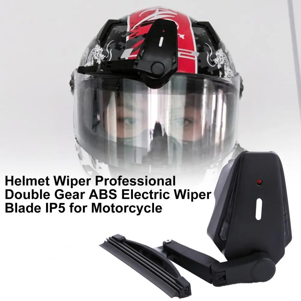 ABS Universal Double Gear Electric Wiper IP5 Black Helmet Wiper Adjustable for Driver
ABS Universal Double Gear Electric Wiper IP5 Black Helmet Wiper Adjustable for Driver