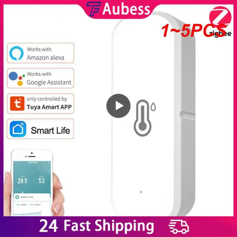 1~5PCS Tuya ZigBee/WiFi Temperature Humidity Sensor Home Connected Thermometer Compatible With Smart Life Alexa Google Assistant
1~5PCS Tuya ZigBee/WiFi Temperature Humidity Sensor Home Connected Thermometer Compatible With Smart Life Alexa Google Assistant