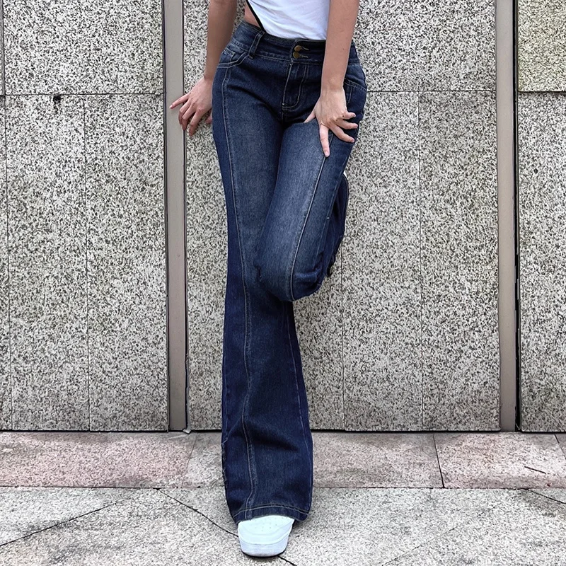 New Low Waist Y2K Flared Denim Pants Vintage Aesthetic Grunge Pants Women 90s Casual Streetwear Harajuku streetwear women jeans
New Low Waist Y2K Flared Denim Pants Vintage Aesthetic Grunge Pants Women 90s Casual Streetwear Harajuku streetwear women jeans