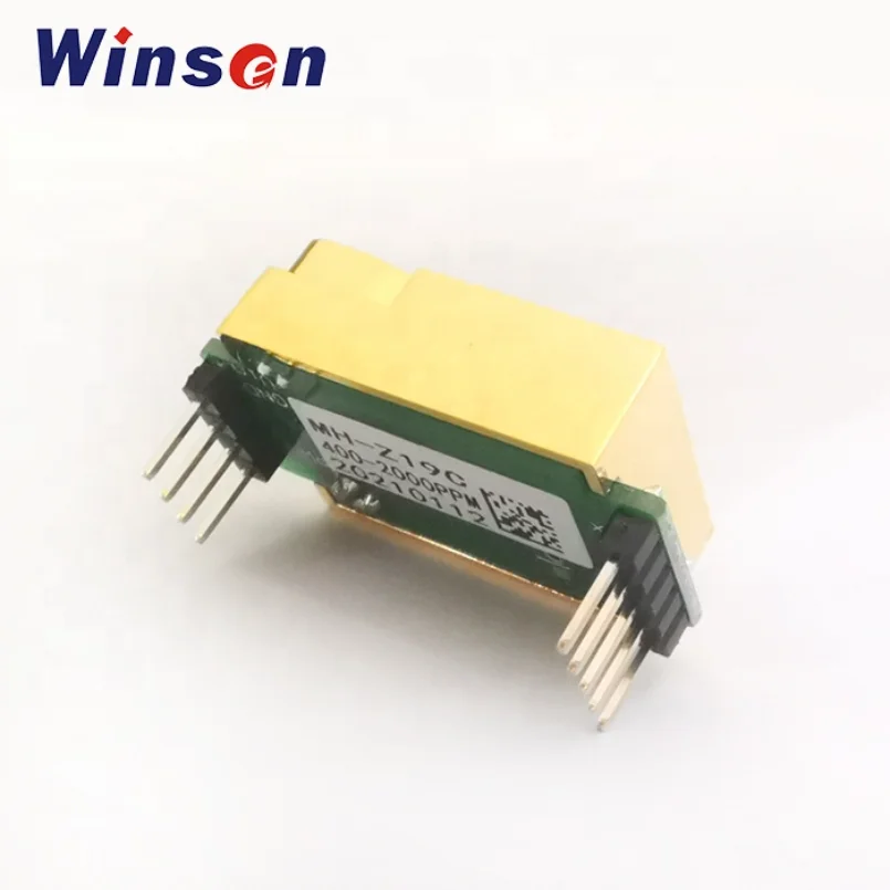 Winsen MH-Z19C NDIR Infrared CO2 Carbon Dioxide Gas Sensor Module Linear Output Serial Port (UART) (TTL level 3.3V) PWM
Winsen MH-Z19C NDIR Infrared CO2 Carbon Dioxide Gas Sensor Module Linear Output Serial Port (UART) (TTL level 3.3V) PWM
