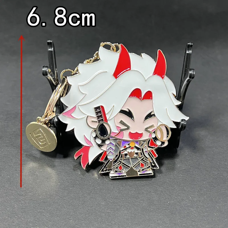 Popular Anime Genshin Impact Raiden Shogun Cosplay Key Chain Metal Figure Arataki Itto Keyrings Kawaii Bags Keychains Fans Gift
Popular Anime Genshin Impact Raiden Shogun Cosplay Key Chain Metal Figure Arataki Itto Keyrings Kawaii Bags Keychains Fans Gift