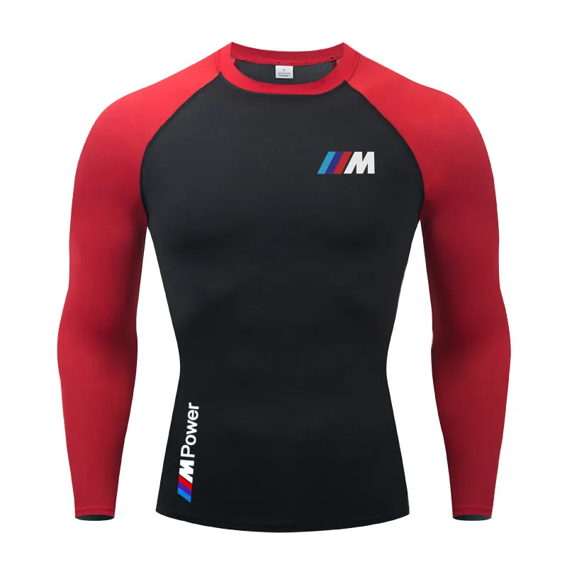 Мужская футболка BMW с рисунком MMA Rashguard женская длинным рукавом для фитнеса