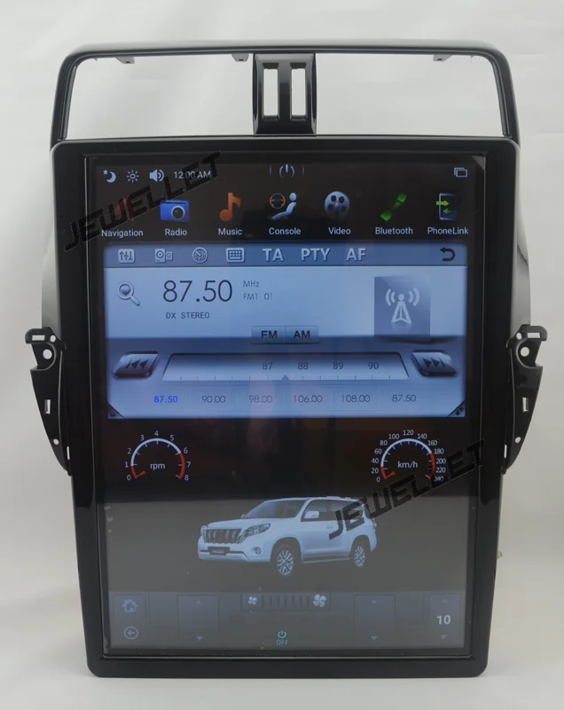 17" tesla style vertical screen android 9.0 Six core Car video radio Navigation for Toyota Land Cruiser prado 2014-2016
17" tesla style vertical screen android 9.0 Six core Car video radio Navigation for Toyota Land Cruiser prado 2014-2016