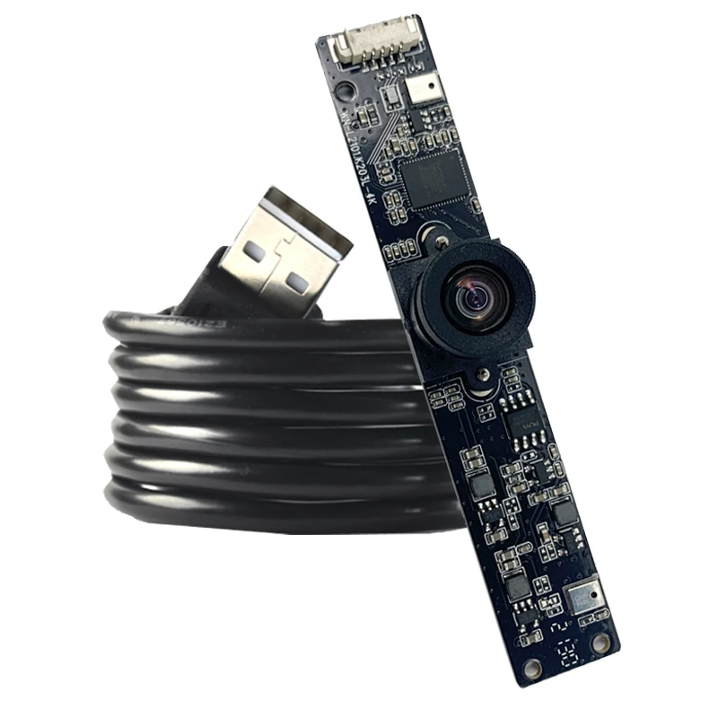 

4K HD CMOS IMX415 FF/ MF 120° USB Camera Module With Digital Mic MJPEG, YUV2 30FPS Windows, Android, Linux, Wince, Mac OSX