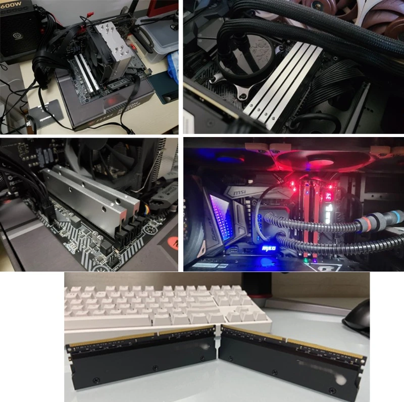 DDR1/2/3/4 Memory Aluminum Cooling Spreader Computer Heatsink Vest Radiator Heat Sink Cooler
DDR1/2/3/4 Memory Aluminum Cooling Spreader Computer Heatsink Vest Radiator Heat Sink Cooler
