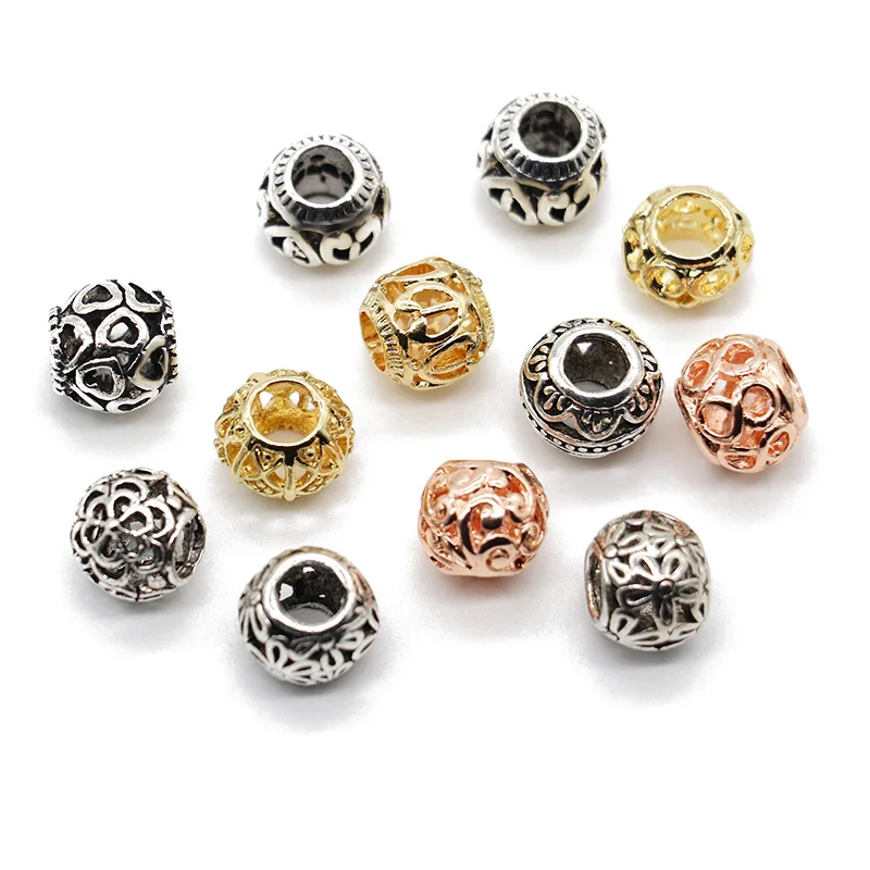 Mibrow 10pcs Rose Gold Color Round European 5mm Big Hole Charm Beads Spacer Charm Bead for DIY Bracelet Jewelry Making Findings
Mibrow 10pcs Rose Gold Color Round European 5mm Big Hole Charm Beads Spacer Charm Bead for DIY Bracelet Jewelry Making Findings