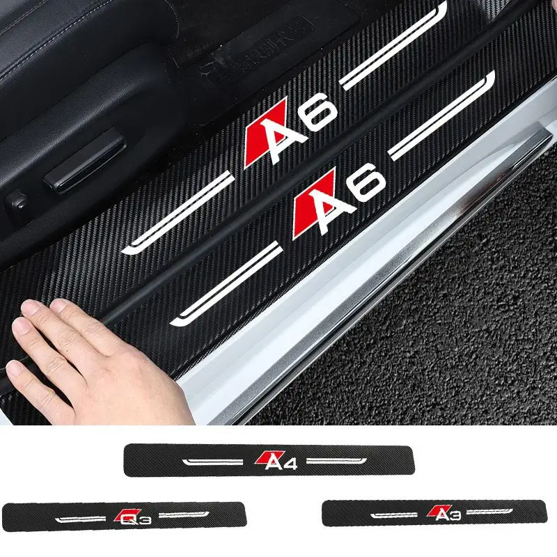 Carbon Fiber Weave Car Door Sill Stickers 4pcs For Audi A3 A4 A5 A6 A7 X7 Q3 Q5 Q7 Anti-scratch Car Stickers Modified Stickers
Carbon Fiber Weave Car Door Sill Stickers 4pcs For Audi A3 A4 A5 A6 A7 X7 Q3 Q5 Q7 Anti-scratch Car Stickers Modified Stickers