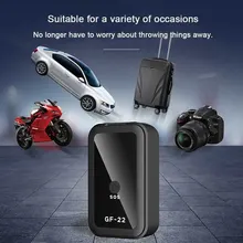 NEW GF22-GPS Mini Personal Portable 4G Locator Anti-loss Carmatic Alarm Motorcycle GPS Car Anti-loss Precision Locator Auto Tool