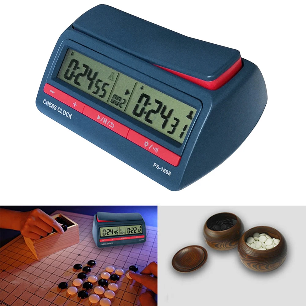 Professional Advanced Chess Digital Timer Chess Clock Count Up Down Board Game Clock Competition Hour Electronic Meter Stopwatch
Professional Advanced Chess Digital Timer Chess Clock Count Up Down Board Game Clock Competition Hour Electronic Meter Stopwatch