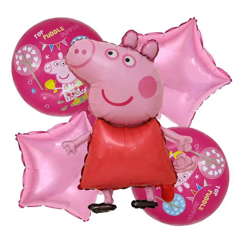 Peppas Pig Aluminum Film Balloon Birthday Decoration Peppas Pig Aluminum Film Balloons Set George Pig Cartoon Toy Balloon
Peppas Pig Aluminum Film Balloon Birthday Decoration Peppas Pig Aluminum Film Balloons Set George Pig Cartoon Toy Balloon