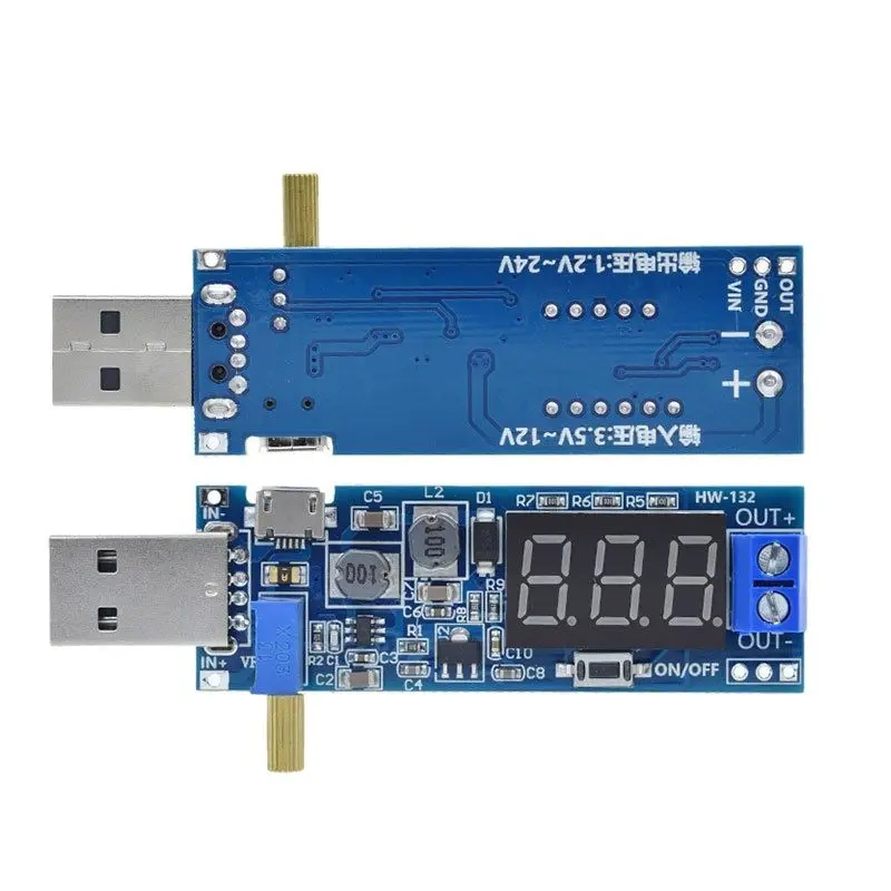 

DC-DC USB Booster Power Supply Stabilizer Module 5V To 3.3V 9V 12V 24V Desktop Power Supply Module