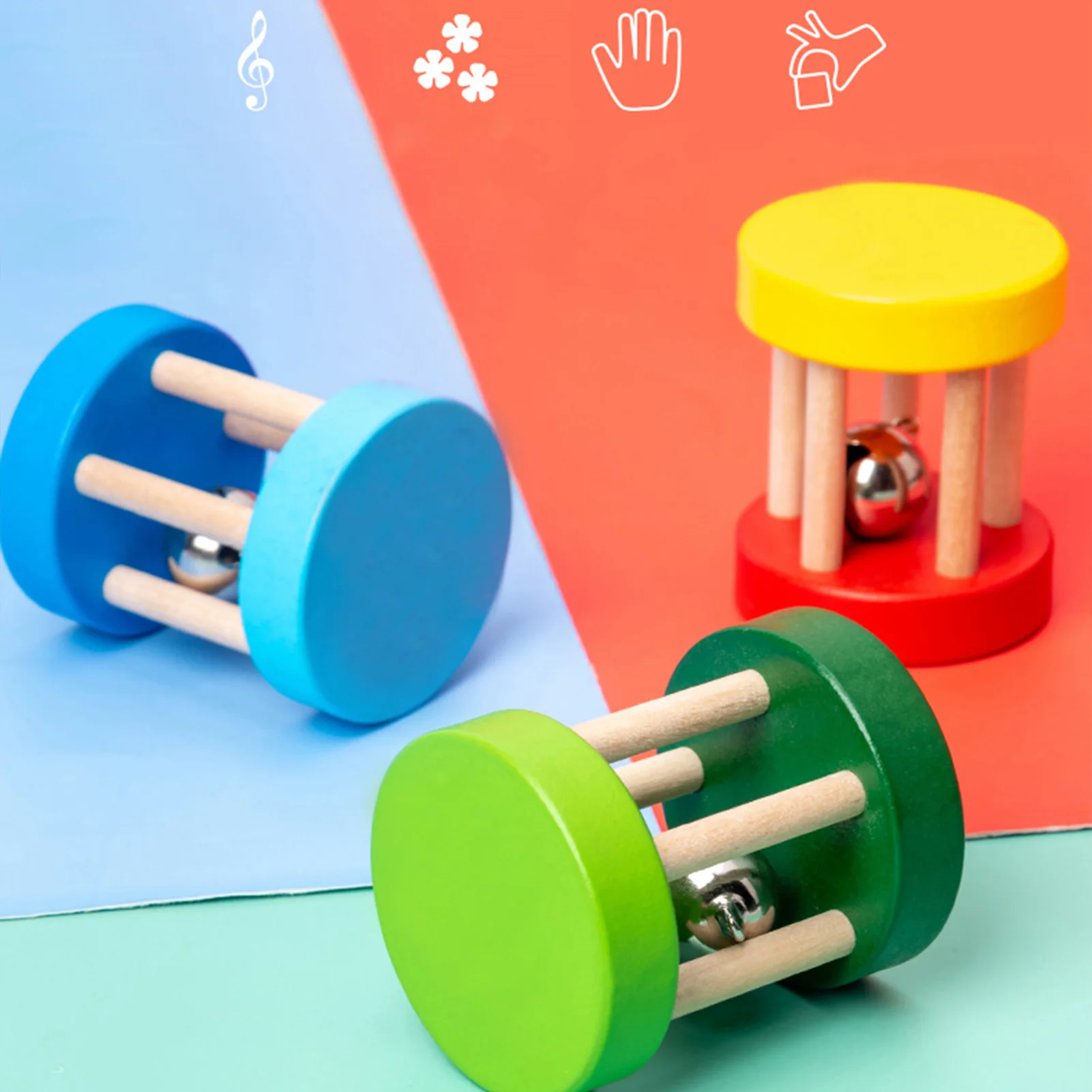 1Pcs Montessori Wooden Cage Rattles Toy Musical Hand Bell Instruments Shaking Handbell Toy Intellectual Educational Baby Toy
1Pcs Montessori Wooden Cage Rattles Toy Musical Hand Bell Instruments Shaking Handbell Toy Intellectual Educational Baby Toy