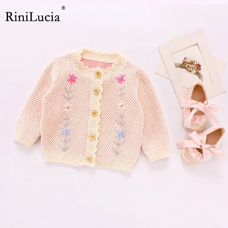 RiniLucia Baby Sweater Newborn Girls Sweaters Cardigans Autumn Toddler Embroidery Knitwear Jackets Children's Knitted Coats
RiniLucia Baby Sweater Newborn Girls Sweaters Cardigans Autumn Toddler Embroidery Knitwear Jackets Children's Knitted Coats