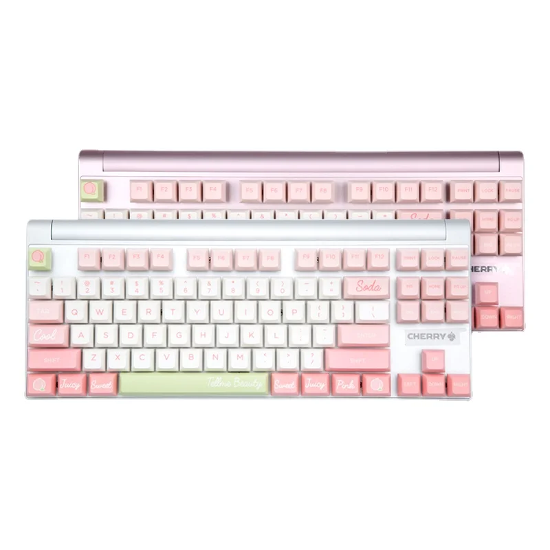 Механическая клавиатура Cherry Mx8.0, персиковый подарок на день рождения, черная, зеленая, красная, розовая, механическая клавиатура
Механическая клавиатура Cherry Mx8.0, персиковый подарок на день рождения, черная, зеленая, красная, розовая, механическая клавиатура