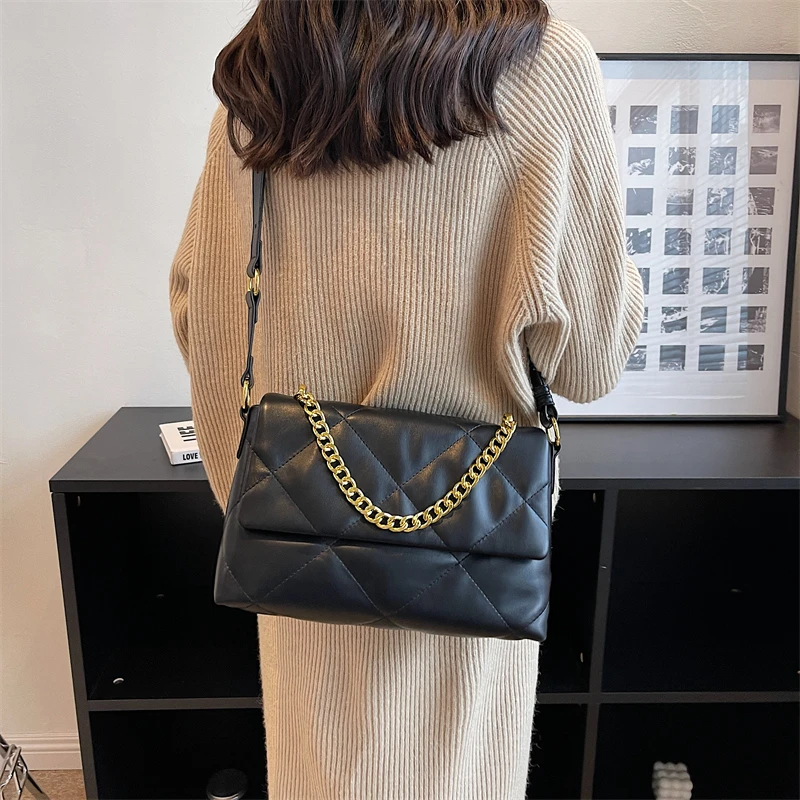 2022 New Plaid Design Crossbody Bags for Women Fashion Handbags Chain Shoulder Bag Soft Pu Leather Female Cross Body Sac A Main
2022 New Plaid Design Crossbody Bags for Women Fashion Handbags Chain Shoulder Bag Soft Pu Leather Female Cross Body Sac A Main