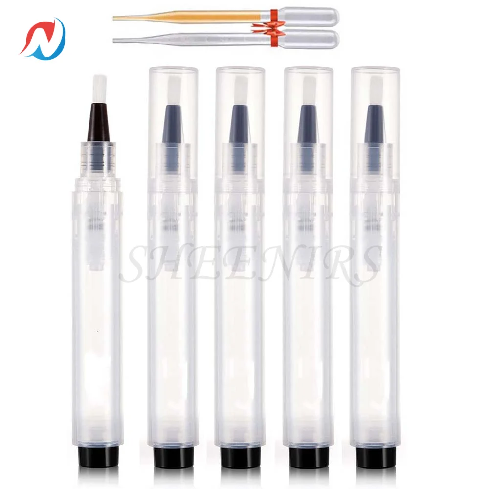 5pcs 6ml Real Refillable Cuticle Oil Pens Single Hand Press Cosmetic Container Pens Applicator for lip gloss hair growth serum
5pcs 6ml Real Refillable Cuticle Oil Pens Single Hand Press Cosmetic Container Pens Applicator for lip gloss hair growth serum
