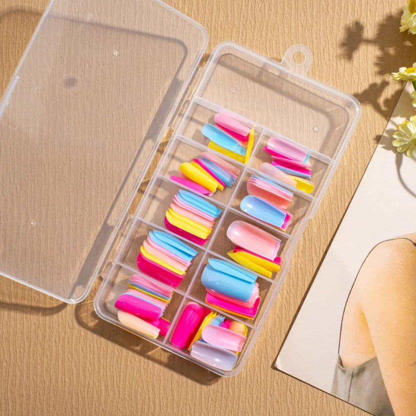 120pcs Mixed Color False Nails Wearable Full Cover Flat Head Nail Tips Mixed Color Wholesale Press on Nails Faux Ongle
120pcs Mixed Color False Nails Wearable Full Cover Flat Head Nail Tips Mixed Color Wholesale Press on Nails Faux Ongle