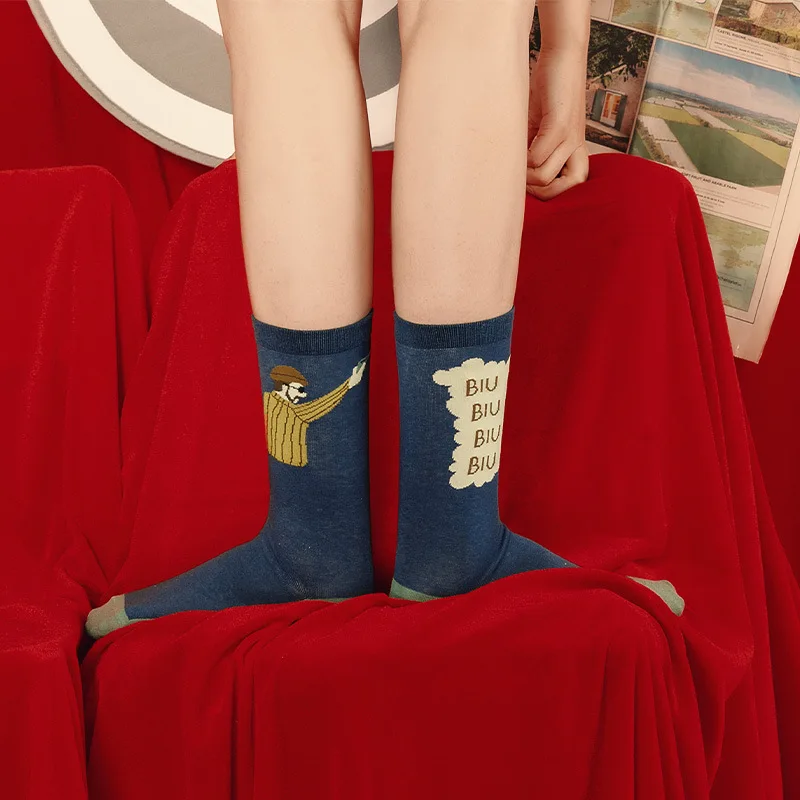 Autumn and winter new socks Westworld cartoon illustration cute cotton socks men's and women's socks personalized mid-thighsocks
Autumn and winter new socks Westworld cartoon illustration cute cotton socks men's and women's socks personalized mid-thighsocks