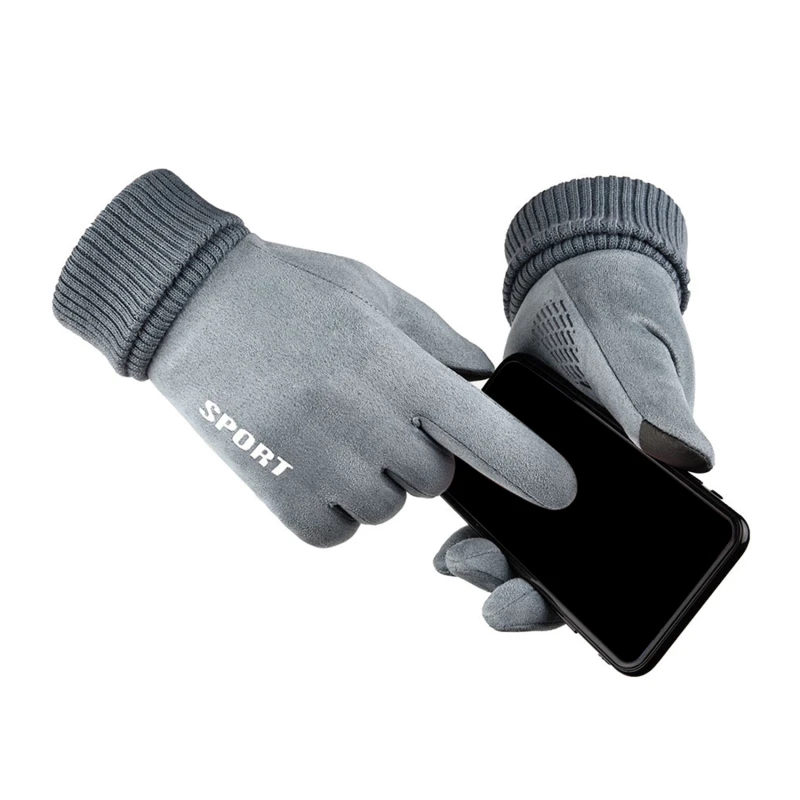 Winter Mens Women Gloves Warm Touchscreen Gloves Windproof Anti-Slip Gloves for Men Simple Outdoor Sports Gloves
Winter Mens Women Gloves Warm Touchscreen Gloves Windproof Anti-Slip Gloves for Men Simple Outdoor Sports Gloves