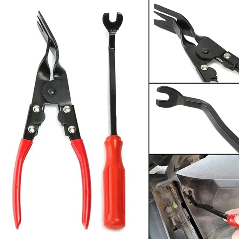 Hot Car Door Upholstery Remover & Trim Clip Removal Pliers Pry Bar Combo Tool
Hot Car Door Upholstery Remover & Trim Clip Removal Pliers Pry Bar Combo Tool