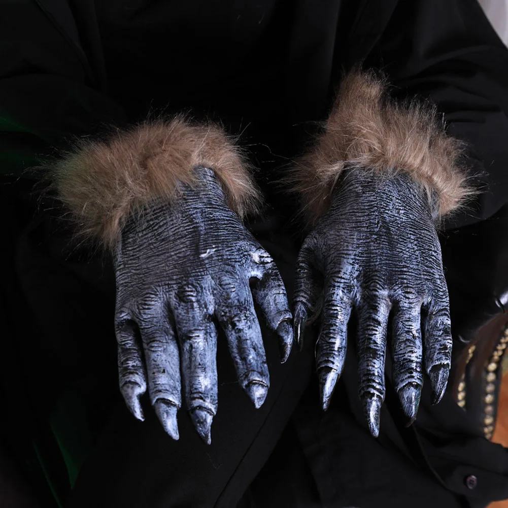Cosplay Party Decorations Halloween Wolf Gloves Claw Werewolf Cosplay Costume Hand Paw Scary Props Halloween Decoration
Cosplay Party Decorations Halloween Wolf Gloves Claw Werewolf Cosplay Costume Hand Paw Scary Props Halloween Decoration