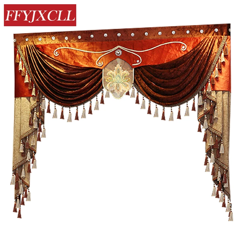 Custom Made Pelmet Valance Europe Luxury Curtains for Living Room Window Lace Beads Curtains for Bedroom Curtains
Custom Made Pelmet Valance Europe Luxury Curtains for Living Room Window Lace Beads Curtains for Bedroom Curtains