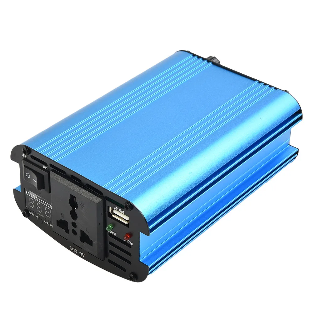 1pc Car Power Inverter 12V/24V To 220V 4000W DC To AC Voltage Converter Modified Sine Wave Mini-Car Power Solar Inverter Supply
1pc Car Power Inverter 12V/24V To 220V 4000W DC To AC Voltage Converter Modified Sine Wave Mini-Car Power Solar Inverter Supply