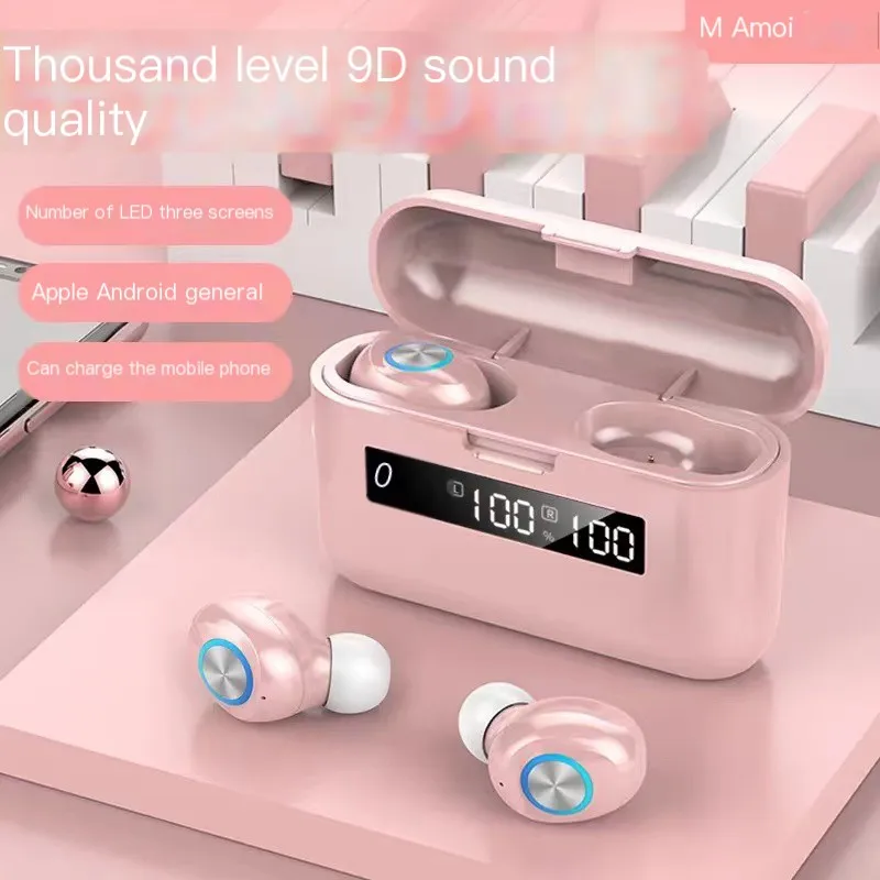 Wireless Bluetooth Headset In-ear Sports Binaural Girls Earplugs Mini Huawei Xiaxin Apple Long Endurance
Wireless Bluetooth Headset In-ear Sports Binaural Girls Earplugs Mini Huawei Xiaxin Apple Long Endurance