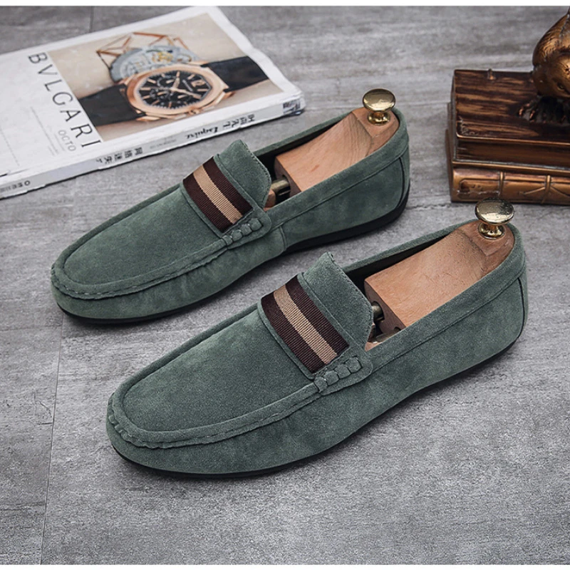 Slip on Loafers Men's Casual Shoes Cow Suede Luxury Flats Fashion Mens Moccasins Leather Zapatos Hombre Driving Shoes for Men
Slip on Loafers Men's Casual Shoes Cow Suede Luxury Flats Fashion Mens Moccasins Leather Zapatos Hombre Driving Shoes for Men