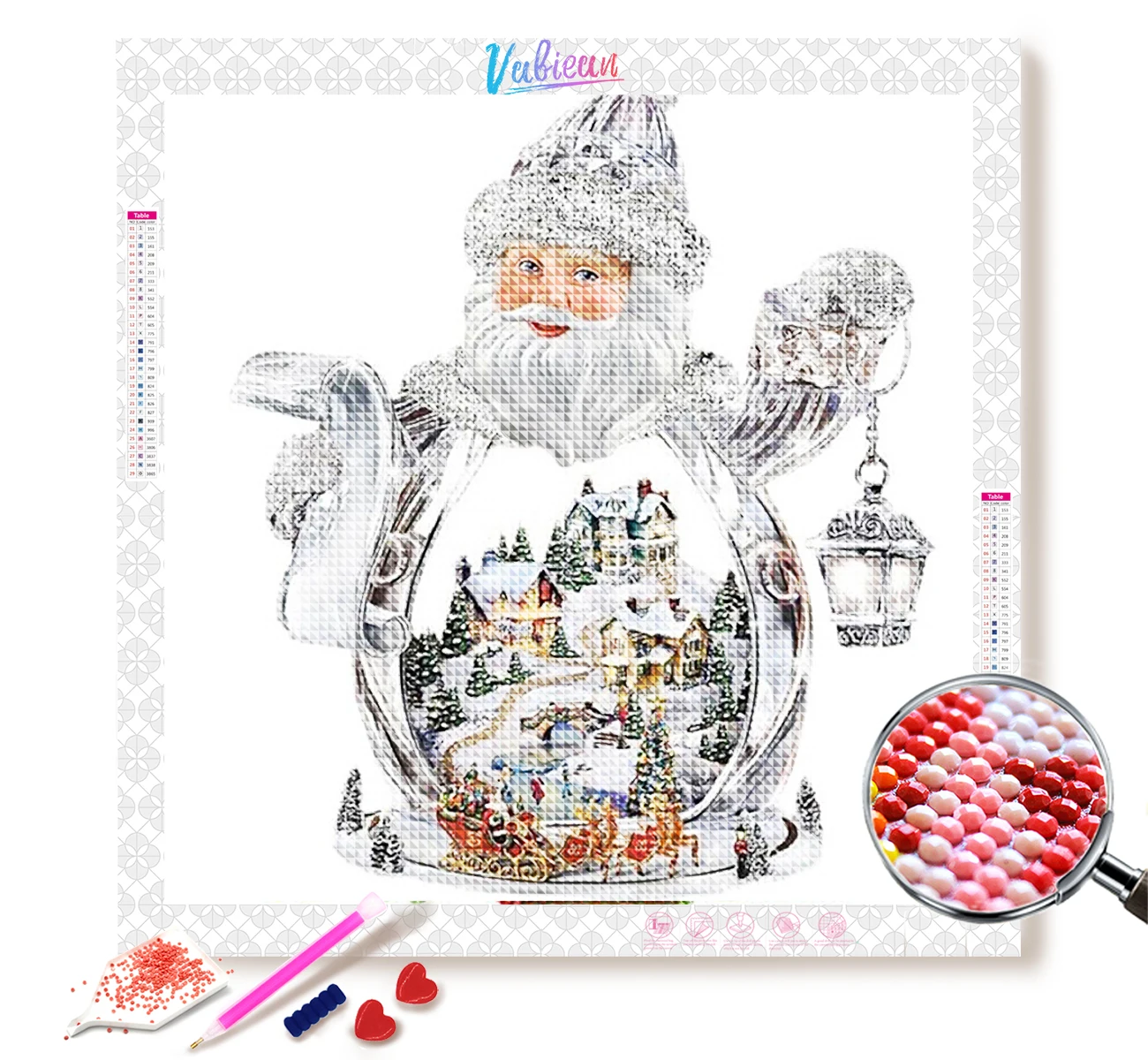 5D DIY Christmas Crystal Ball Diamond Painting Cross Stitch Diamond Embroidery Picture of Rhinestones Home Decor
5D DIY Christmas Crystal Ball Diamond Painting Cross Stitch Diamond Embroidery Picture of Rhinestones Home Decor