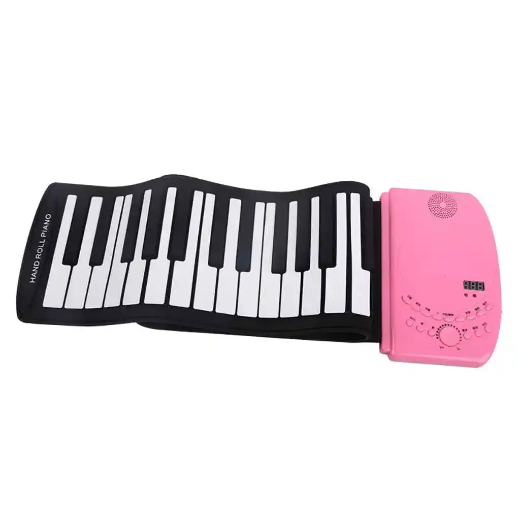 88 Keys Roll Up Portable Soft Flexible Electronic Music Keyboard Piano Built-in Loud Speaker Lithium Battery Organ
88 Keys Roll Up Portable Soft Flexible Electronic Music Keyboard Piano Built-in Loud Speaker Lithium Battery Organ