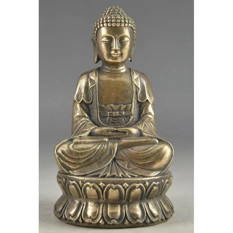 Высококоллекционная ручка 1,1 точек китайская латунь медь sakyamuni Buddha
Высококоллекционная ручка 1,1 точек китайская латунь медь sakyamuni Buddha