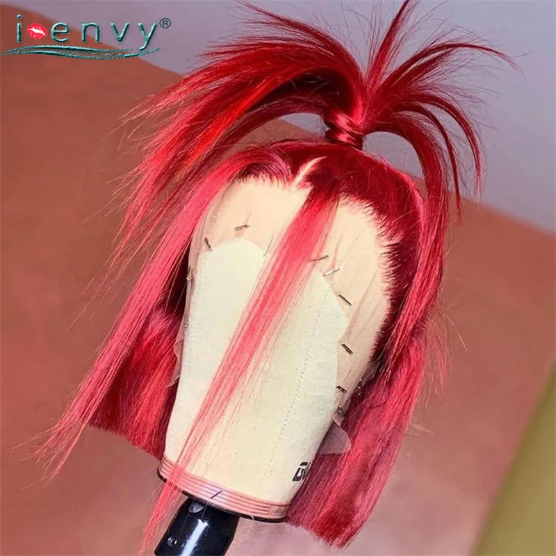 Red Lace Front Human Hair Wigs Short Bob Wigs For Black Women Colored Human Hair 99J Burgundy 13x1 Lace Part Wigs For Women
Red Lace Front Human Hair Wigs Short Bob Wigs For Black Women Colored Human Hair 99J Burgundy 13x1 Lace Part Wigs For Women