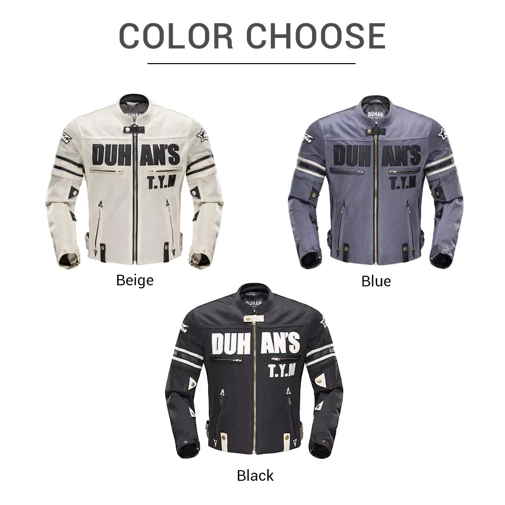 Motorcycle Men Summer Chaqueta Moto Riding Clothes Breathable Mesh Cloth Touring Racing Motorcycle
Motorcycle Men Summer Chaqueta Moto Riding Clothes Breathable Mesh Cloth Touring Racing Motorcycle
