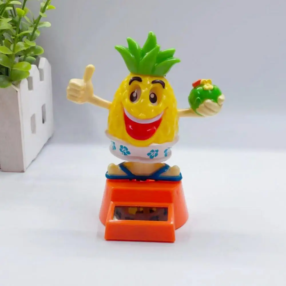 Gift Cartoon Hot Sale Pineapple Solar Power Swinging Doll Car Interior Ornament Kids Toy
Gift Cartoon Hot Sale Pineapple Solar Power Swinging Doll Car Interior Ornament Kids Toy