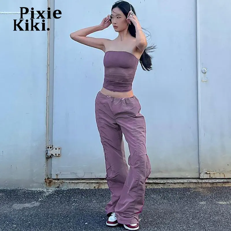 PixieKiki Cargo Pants Streetwear Y2k Casual Loose Joggers for Women Drawstring Low Rise Ruched Sweatpants Purple P98-EZ23
PixieKiki Cargo Pants Streetwear Y2k Casual Loose Joggers for Women Drawstring Low Rise Ruched Sweatpants Purple P98-EZ23