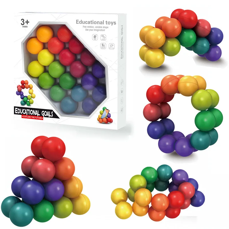 Decompression Ball 3D stereoscopic decompression toy Infinite flipping Decompression ball children's puzzle ball Christmas gift
Decompression Ball 3D stereoscopic decompression toy Infinite flipping Decompression ball children's puzzle ball Christmas gift