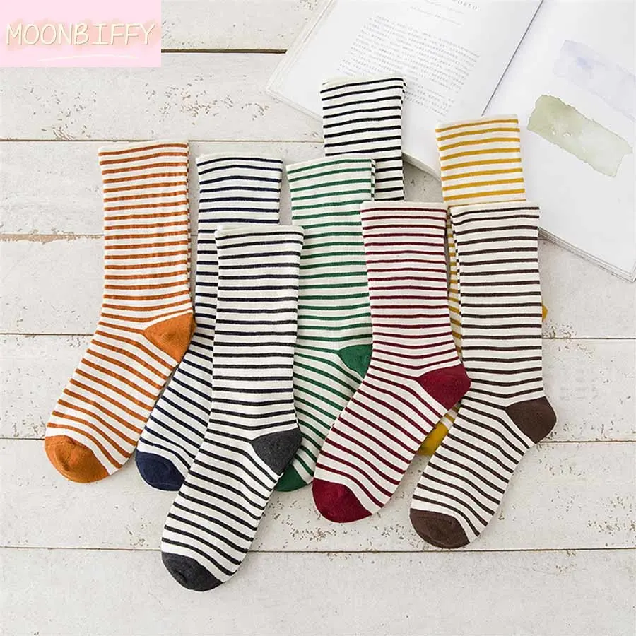 1 Pair Women Socks New Autumn Winter Japanese Fashion Harajuku Colorful Striped Socks Medias Cotton Thick Warm Long Funny Socks
1 Pair Women Socks New Autumn Winter Japanese Fashion Harajuku Colorful Striped Socks Medias Cotton Thick Warm Long Funny Socks