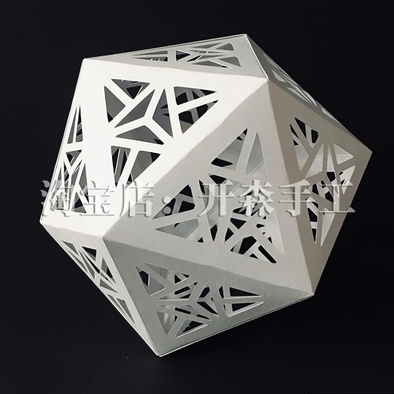 Icosahedron сферическая структура 3D Бумажная Ремесло Искусство оригами, DIY Ручная работа для учеников домашняя работа бумажная скульптура модел...
Icosahedron сферическая структура 3D Бумажная Ремесло Искусство оригами, DIY Ручная работа для учеников домашняя работа бумажная скульптура модел...
