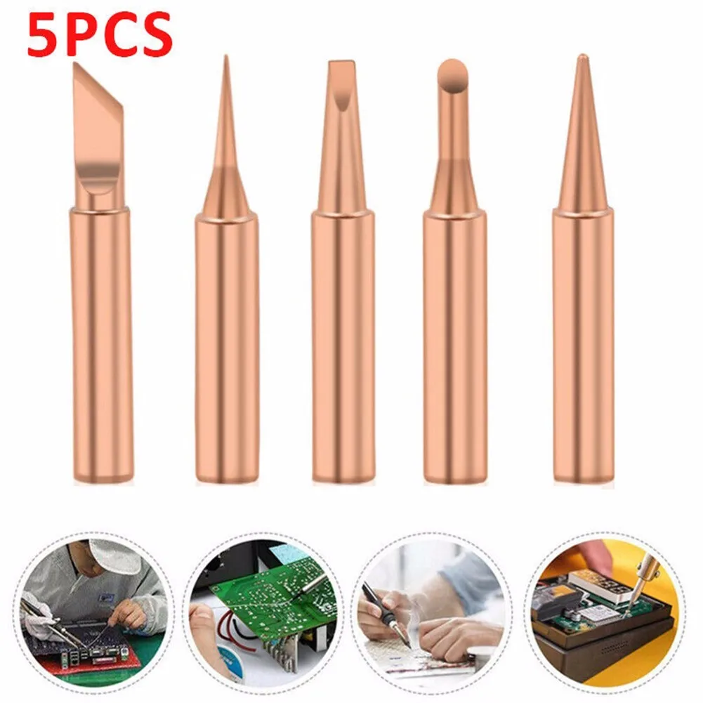 5Pcs/Lot Set 900M-T Soldering Tip Solder Iron Welding Tips Soldering Tools For 900 Series Such As 936 Soldering Station
5Pcs/Lot Set 900M-T Soldering Tip Solder Iron Welding Tips Soldering Tools For 900 Series Such As 936 Soldering Station