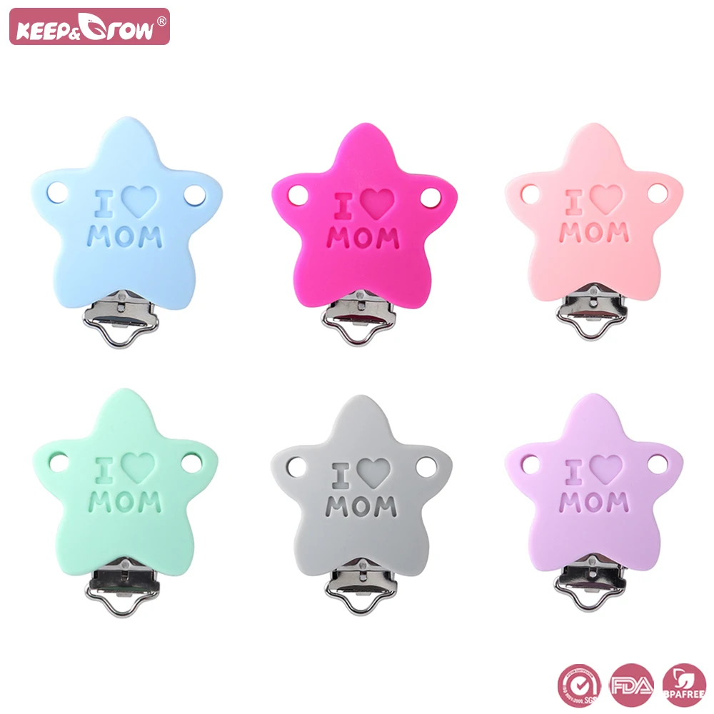 3Pcs Baby Pacifier Clip Star Nipple Dummy Holder BPA Free Silicone Pacifier Chain Clips Infant Nursing Gift Baby Teething Toys
3Pcs Baby Pacifier Clip Star Nipple Dummy Holder BPA Free Silicone Pacifier Chain Clips Infant Nursing Gift Baby Teething Toys