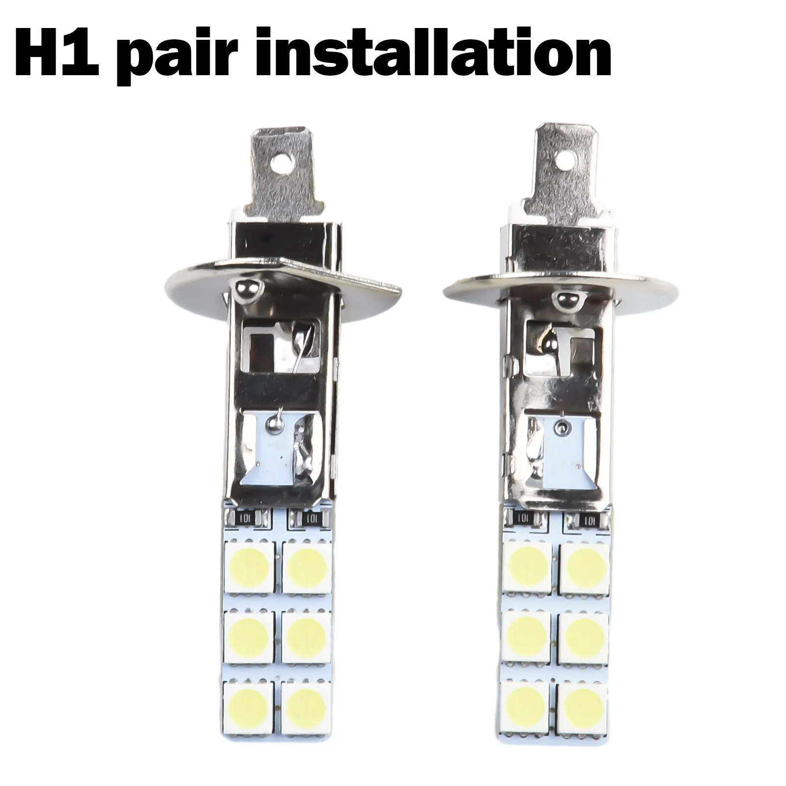 2pcs Fog Lights Super Bright H1 LED Headlight High Beam Fog Driving Bulbs 6500K White 12V DC 55W Aluminum Alloy Shell Car Lights
2pcs Fog Lights Super Bright H1 LED Headlight High Beam Fog Driving Bulbs 6500K White 12V DC 55W Aluminum Alloy Shell Car Lights