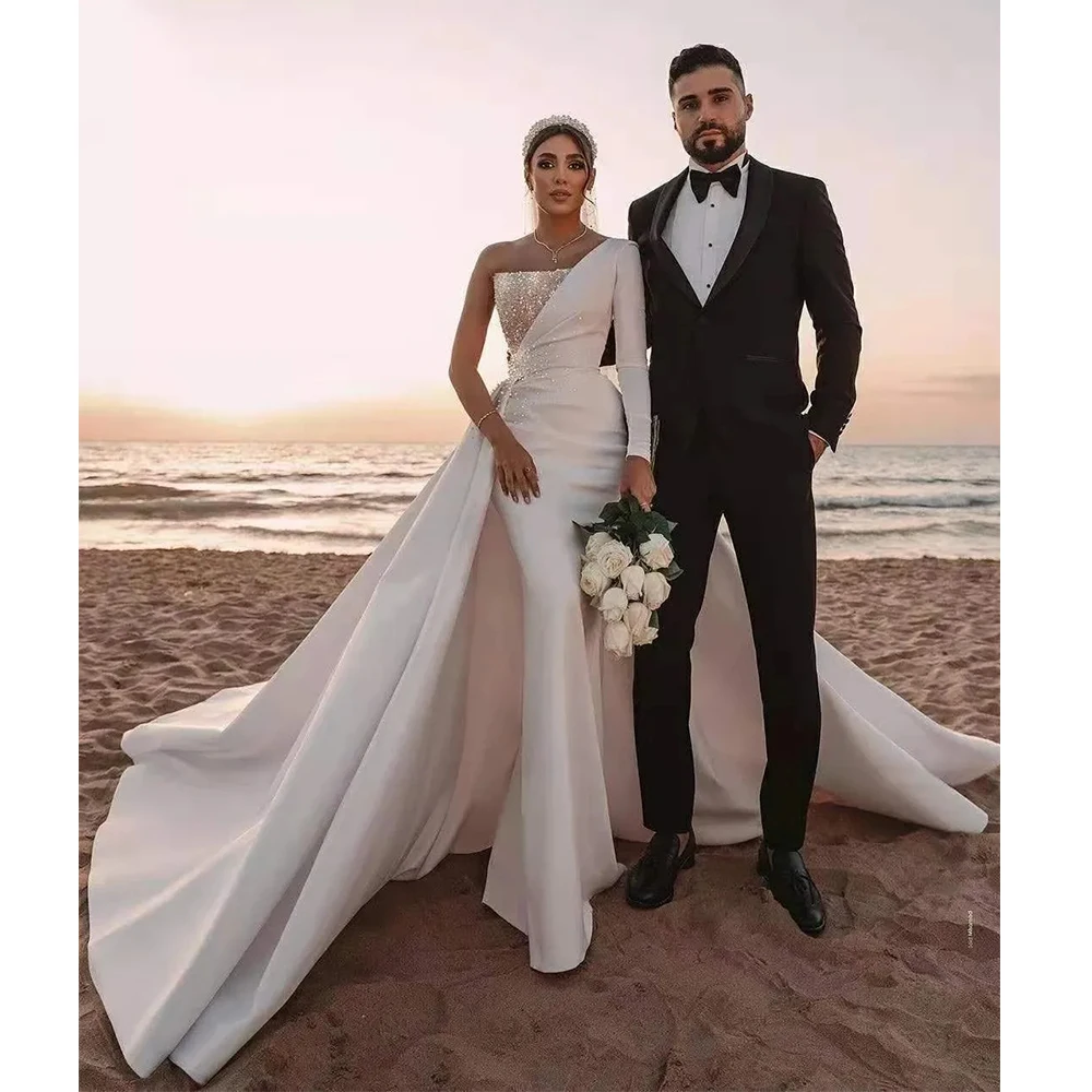 Блестящие Свадебные платья Vestido De Noiva, роскошное бальное платье с длинными рукавами, женское свадебное платье принцессы
Блестящие Свадебные платья Vestido De Noiva, роскошное бальное платье с длинными рукавами, женское свадебное платье принцессы