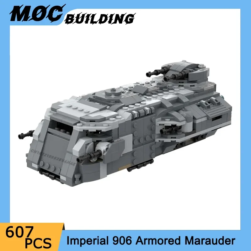 Space Wars Movie Series Model Imperial Armored Battle Vehicle DIY Building Blocks Army Weapon DIY Assembly Bricks Boy Toys Gift
Space Wars Movie Series Model Imperial Armored Battle Vehicle DIY Building Blocks Army Weapon DIY Assembly Bricks Boy Toys Gift