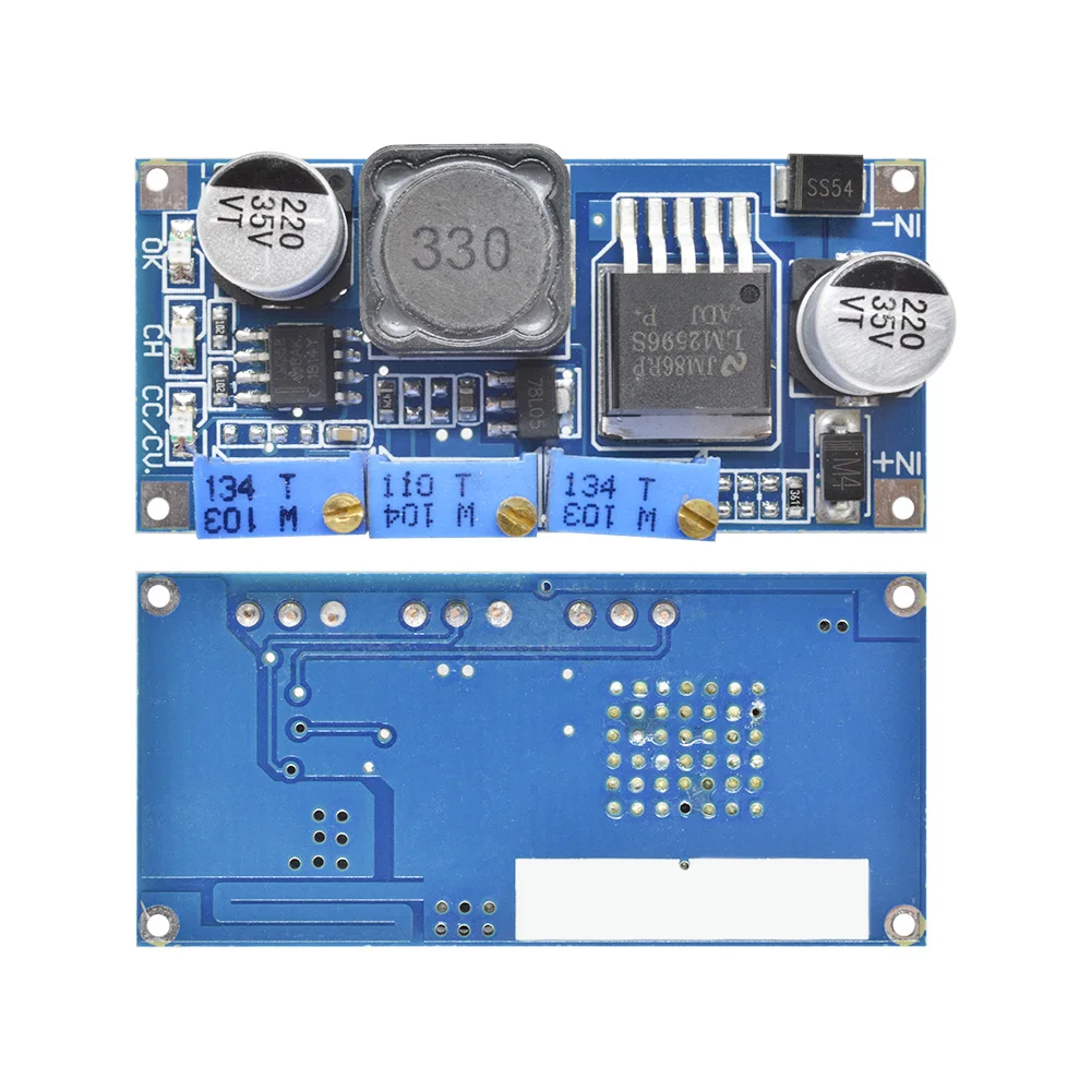 DC-DC CC CV LM2596 2596 понижающий Регулируемый Модуль источника питания зарядная плата конвертер светодиодный Driver
DC-DC CC CV LM2596 2596 понижающий Регулируемый Модуль источника питания зарядная плата конвертер светодиодный Driver
