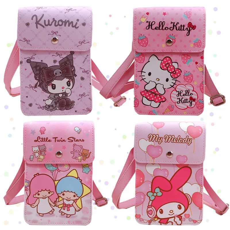 Cartoon Anime Figure Kuromi Kt Cat My Melody Little Twinstar Messenger Bag Kawaii Cute Mobile Phone Storage Bags Coin Purse Gift
Cartoon Anime Figure Kuromi Kt Cat My Melody Little Twinstar Messenger Bag Kawaii Cute Mobile Phone Storage Bags Coin Purse Gift